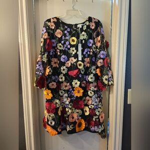 She + Sky Floral Dream Mini Dress
